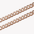 ZINK Women's Rose Gold Stainless Steel Necklace | ZFNL009RG