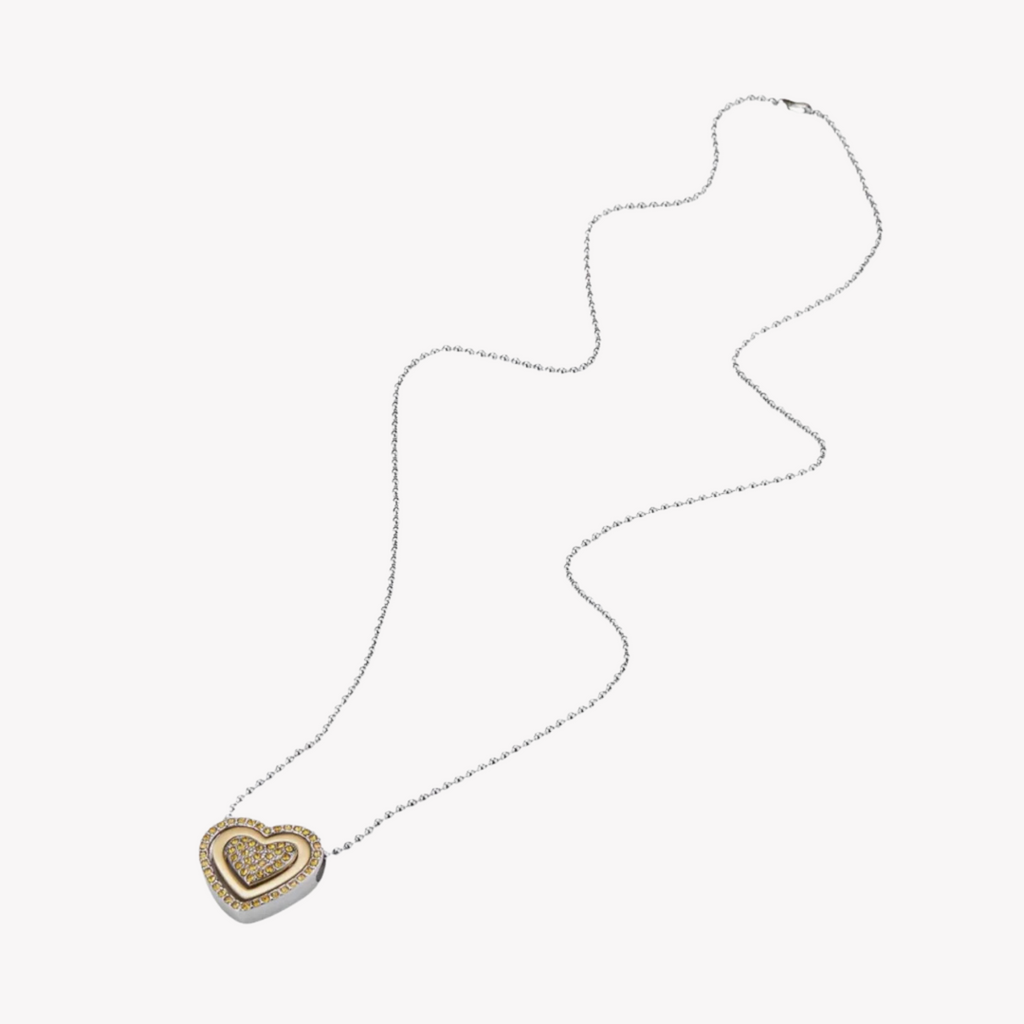 ZINK Women's Silver Stainless Steel Necklace | ZFNL006G