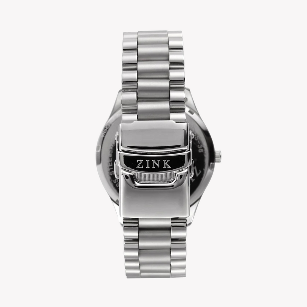 ZINK Men's Silver Stainless Steel Quartz Watch | ZK130G5S-36