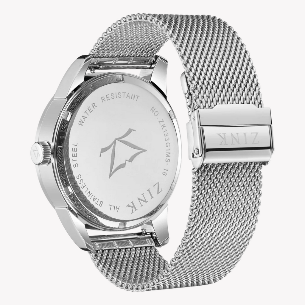 ZINK Men's Silver Stainless Steel Watch | ZK133G1MS-16