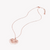 ZINK Women's Rose Gold Stainless Steel Necklace | ZFNL004RG