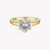 ZINK Women's Gold Stainless Steel Ring | ZFRG002GHC