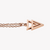 ZINK Men's Rose Gold Stainless Steel Necklace | ZJPD022RG
