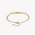 ZINK Women's Gold Stainless Steel Bracelet | ZFBR012G