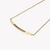 ZINK Women's Gold Stainless Steel Necklace | ZFNL001GS