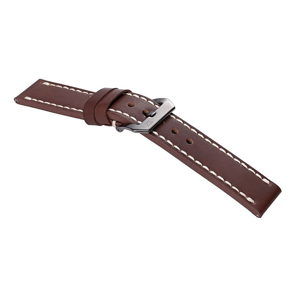 ZLB004DBWB-24 Zink Thick Genuine Leather Strap Outlet