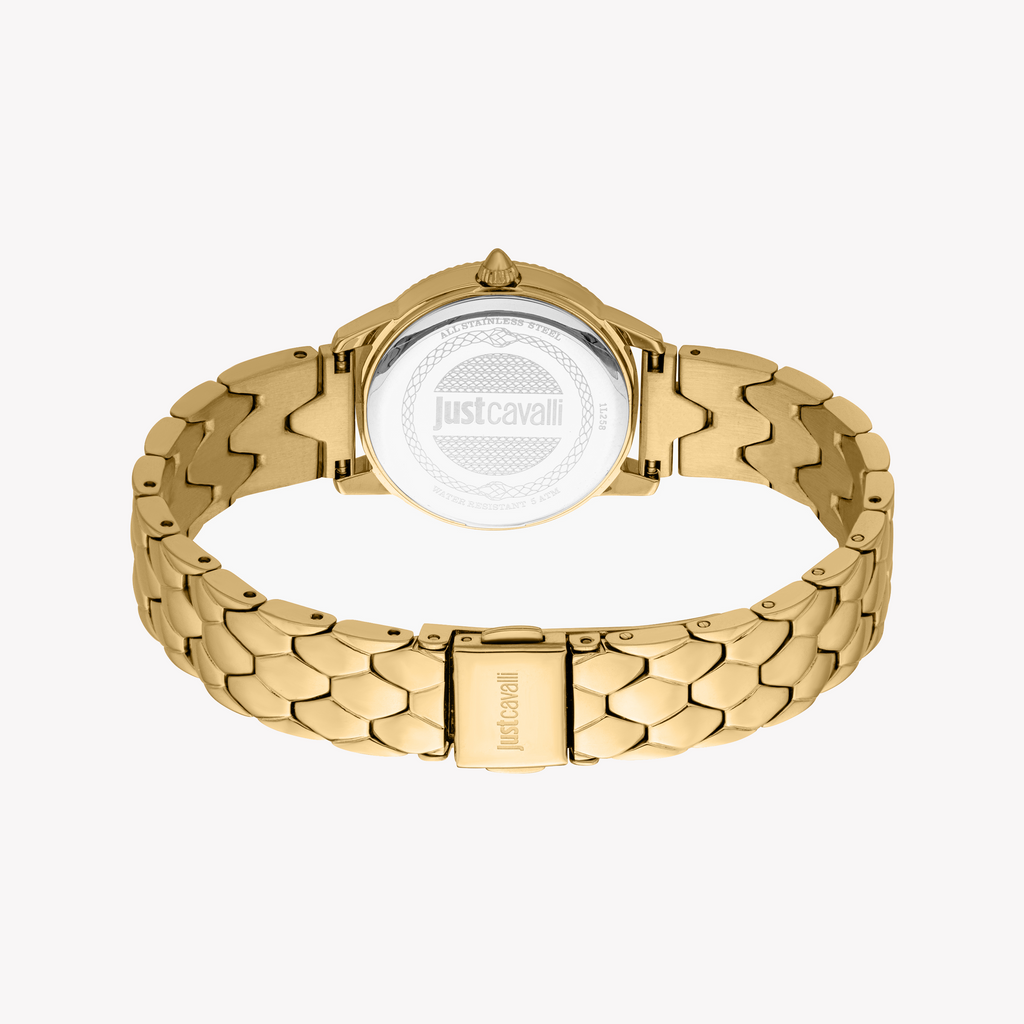 JUST CAVALLI JC1L258M0235 - RADIANT GOLDEN GLAMOUR WOMEN'S TIMEPIECE
