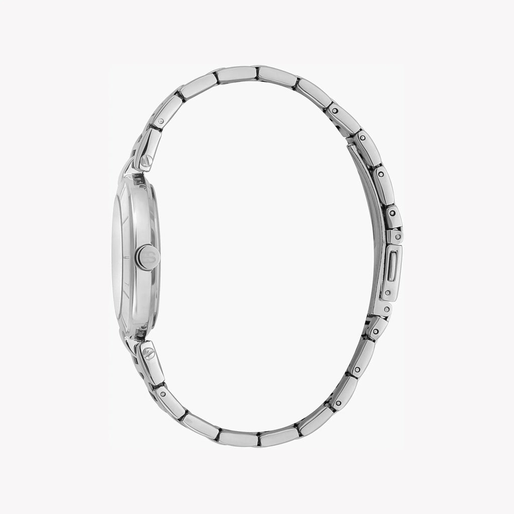 ESPRIT Women's Watch with Silver Stainless Steel Case and Silver Stainless Steel Band