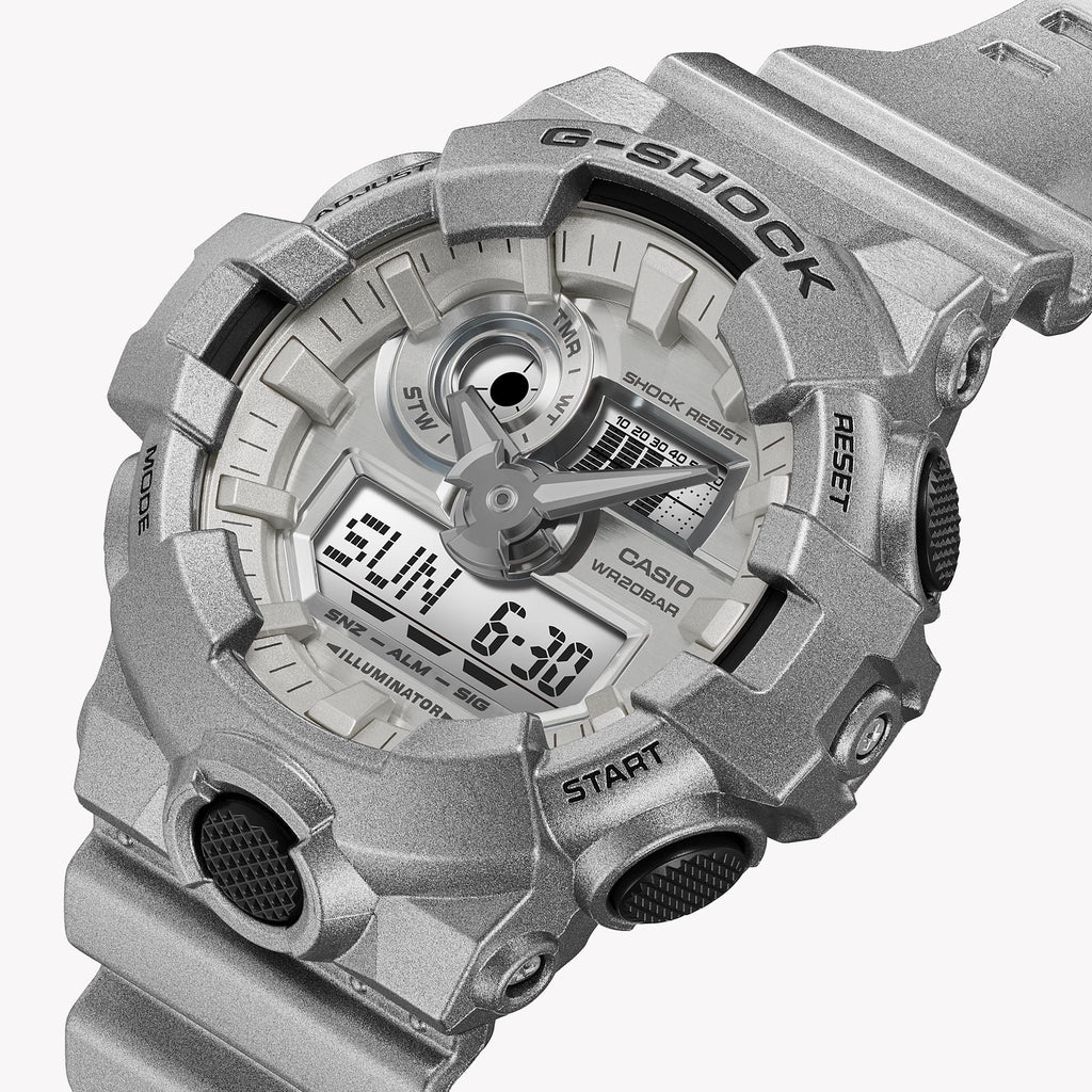 CASIO G-SHOCK GA-700FF-8ADR MEN'S ADVENTURE - STYLISH GRAY RESIN TIMEPIECE