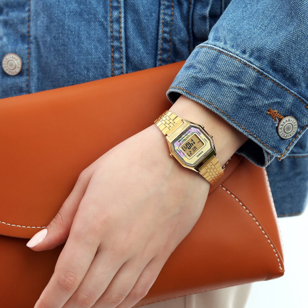 CASIO LA680WGA-4CDF SPORTY ELEGANCE - GOLDEN ADVENTURE-READY WOMEN'S WATCH