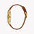 JUST CAVALLI Women's Watch with Gold Stainless Steel Case and Brown Leather Band