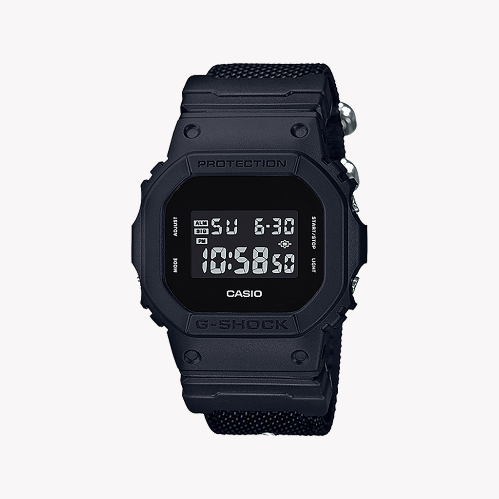CASIO G-SHOCK DW-5600BBN-1DR - UNMATCHED RESILIENCE MEN'S WATCH WITH BLACK RESIN BAND