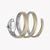 JUST CAVALLI Women's Watch with Silver Stainless Steel Case and Silver & Gold Stainless Steel Band