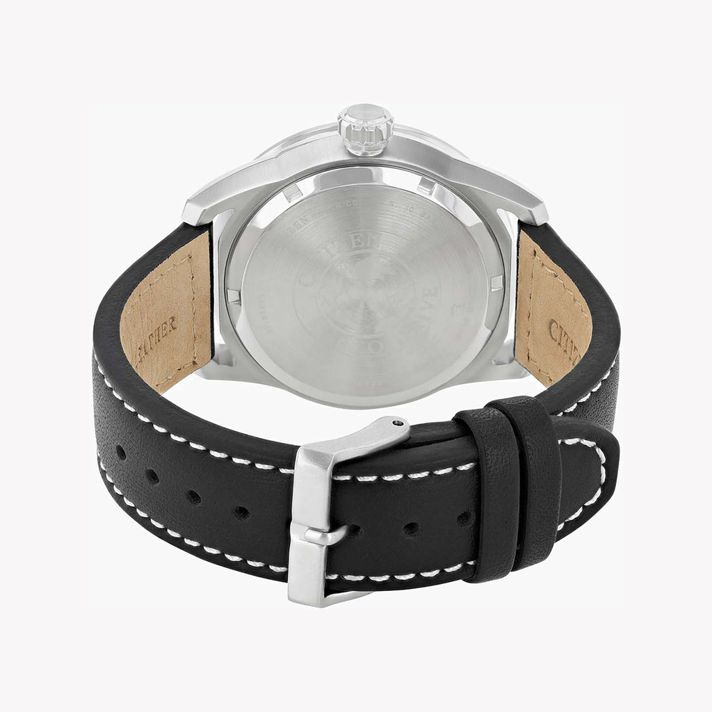 CITIZEN AW1360-04E MODERN CLASSIC - STYLISH MEN'S ECO-DRIVE TIMEPIECE WITH LEATHER BAND