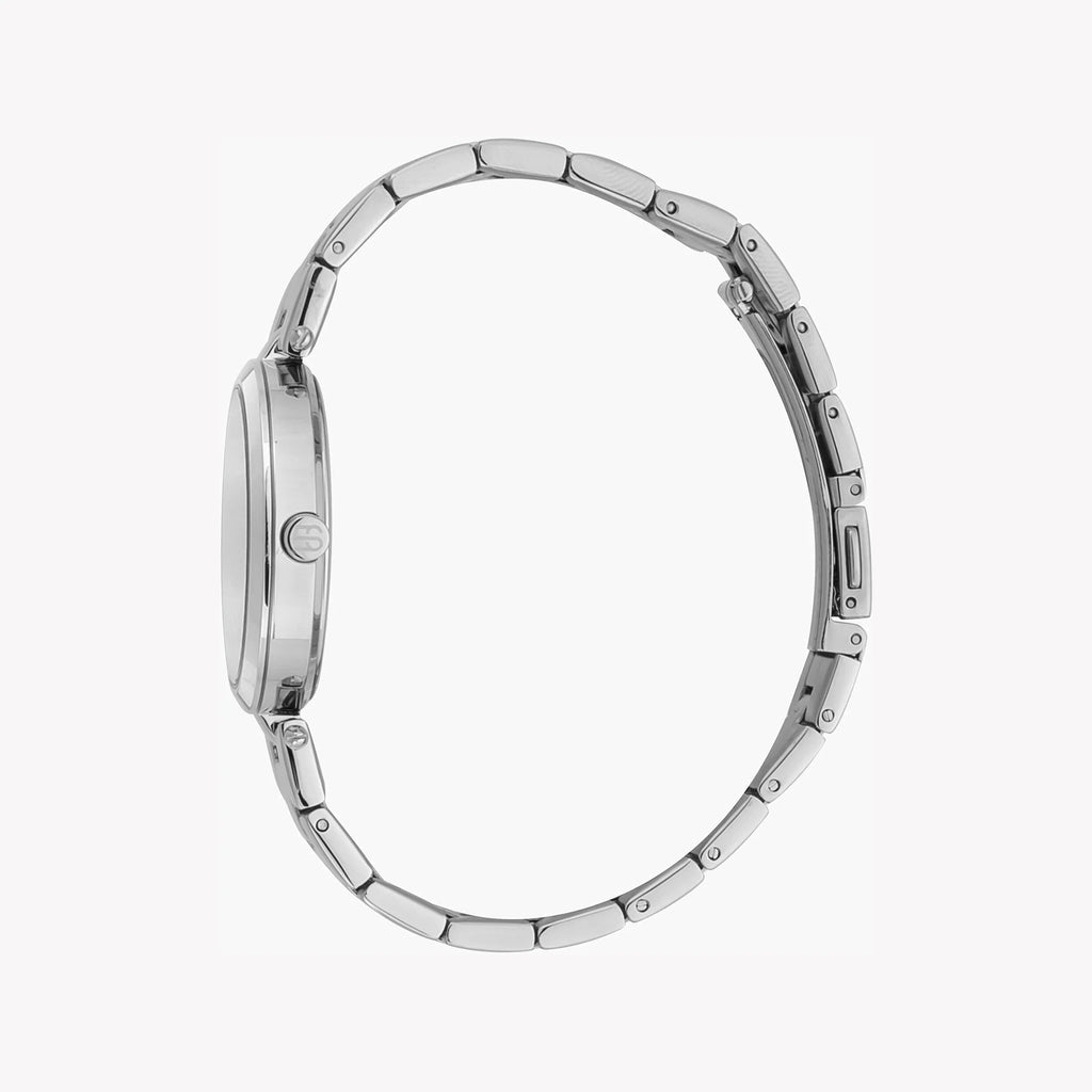 ESPRIT Women's Watch with Silver Stainless Steel Case and Silver Stainless Steel Band