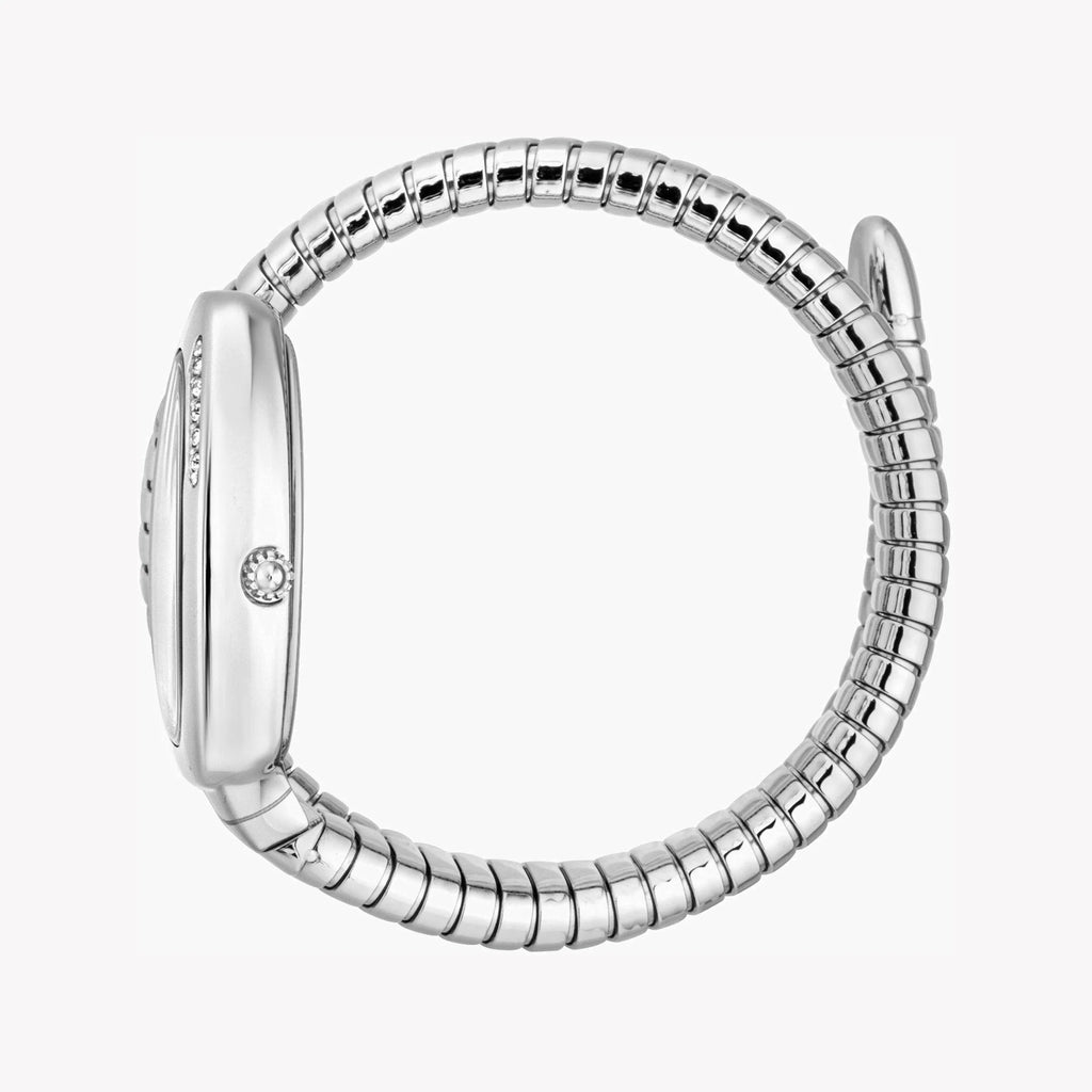 JUST CAVALLI Women's Watch with Silver Stainless Steel Case and Silver Stainless Steel Band