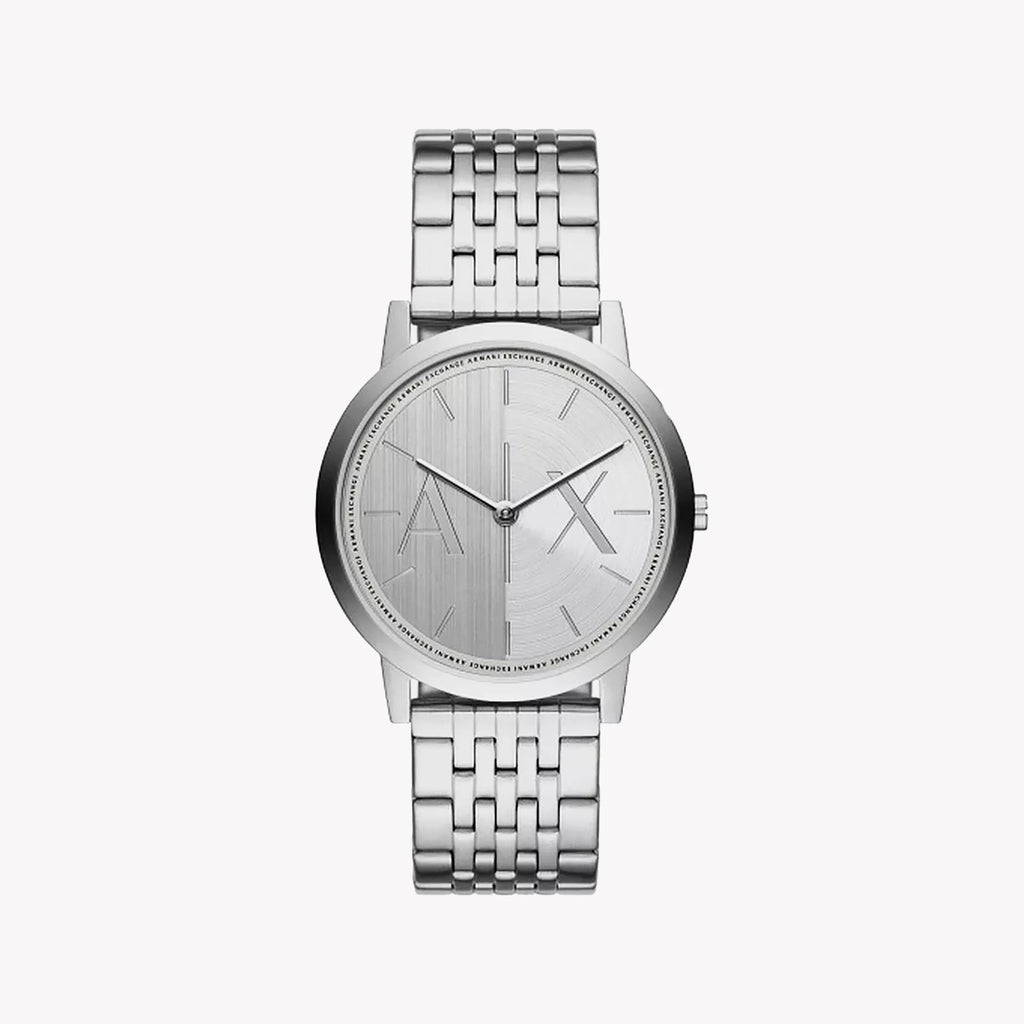 Armani Exchange Men's Silver Watch, Stainless Steel | AX2870