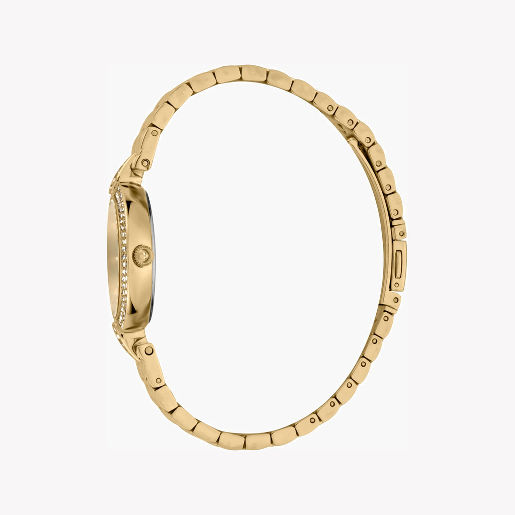 JUST CAVALLI Women's Watch with Gold Stainless Steel Case and Gold Stainless Steel Band