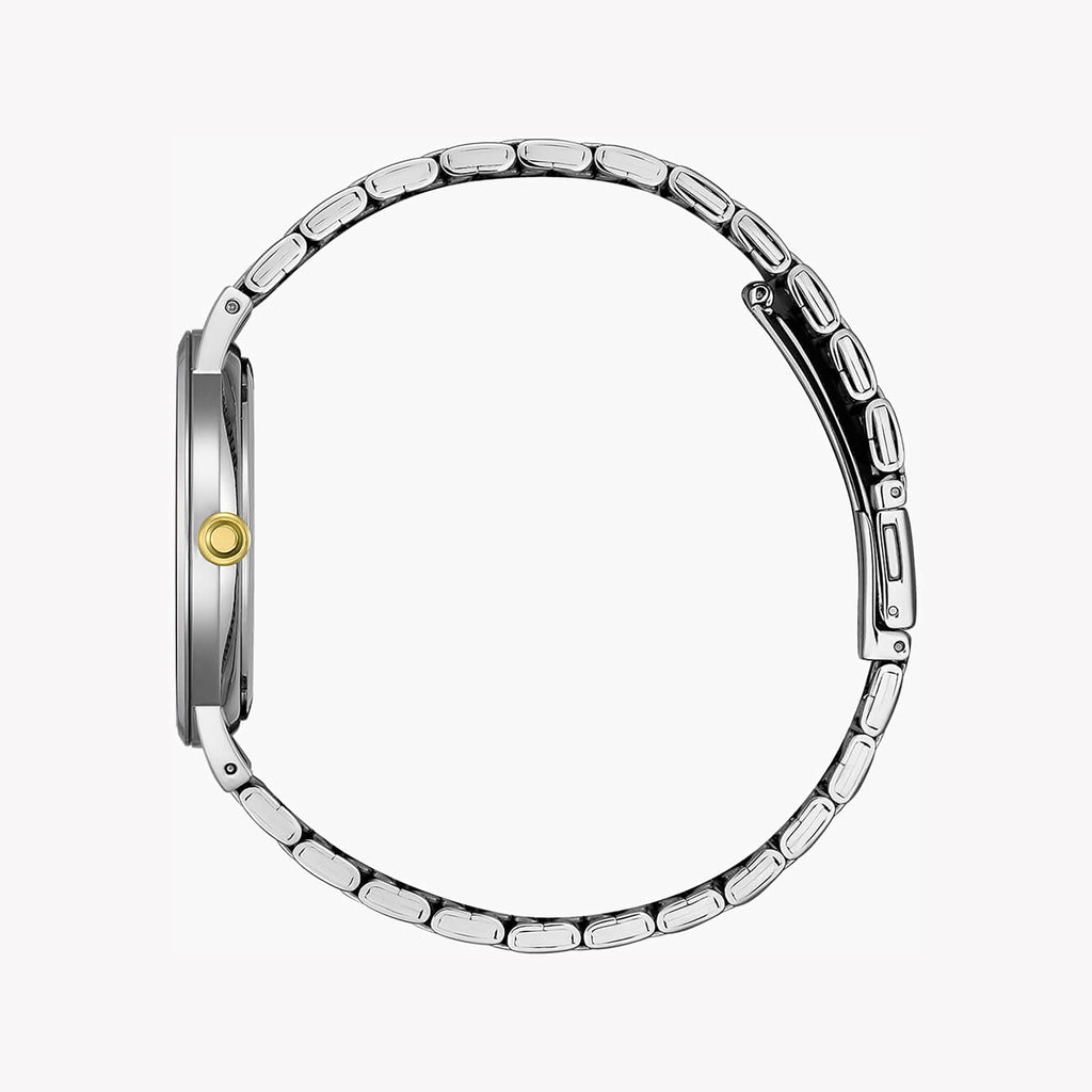 CITIZEN BI5124-50L ELEGANT TIMEPIECE - MEN'S STAINLESS STEEL & GOLD WATCH