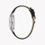 ESPRIT Women's Watch with Silver Stainless Steel Case and Black Leather Band