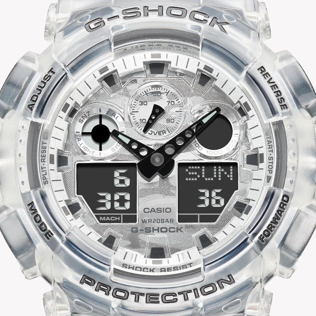 CASIO G-SHOCK GA-100SKC-1ADR CAMO POWER - MENS SPORTY RESILIENT TIMEPIECE