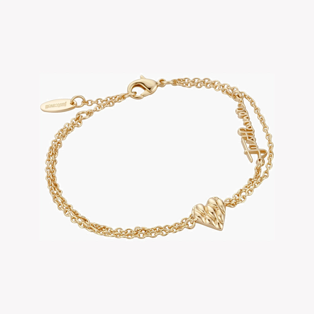 JUST CAVALLI Women's Watch with Gold Stainless Steel Case and Gold Stainless Steel Band