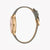 ESPRIT Women's Watch with Rose Gold Stainless Steel Case and Gray Leather Band
