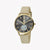 JUST CAVALLI Women's Watch with Gold Stainless Steel Case and Beige Leather Band