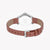 ESPRIT Women's Watch with Silver Stainless Steel Case and Rose Leather Band