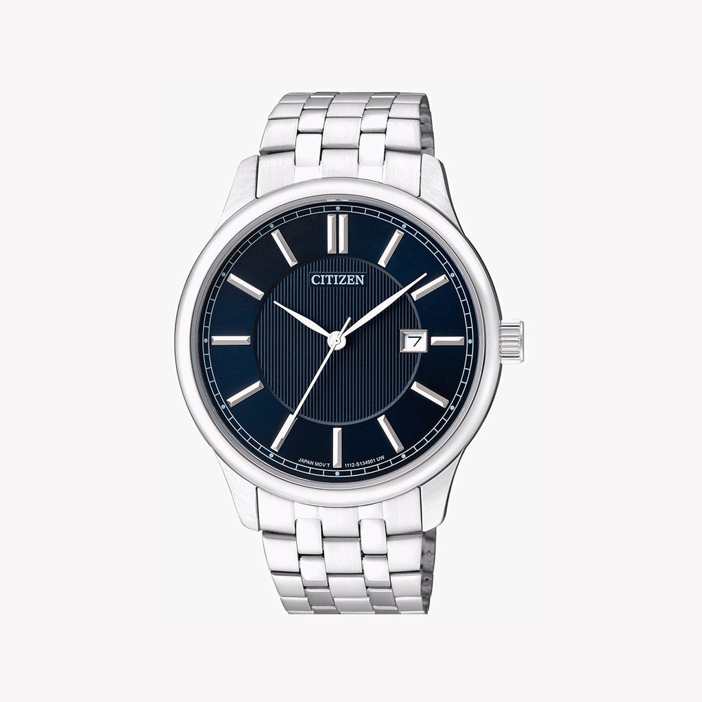 CITIZEN BI1050-56L BOLD PERFORMANCE - STYLISH MEN'S QUARTZ WATCH WITH STAINLESS STEEL BAND