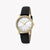 ESPRIT Women's Watch with Silver Stainless Steel Case and Black Leather Band