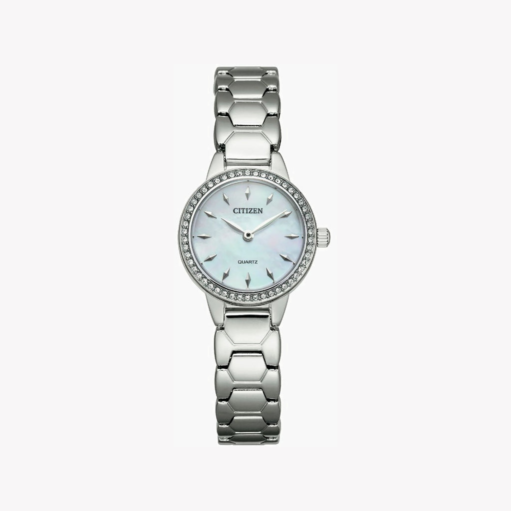 CITIZEN EZ7010-56D - ELEGANT SERENITY, STUNNING SILVER TIMEPIECE FOR MODERN WOMEN