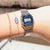 CASIO LA670WA-2DF RETRO CHIC - ADVENTURE AWAITS Stylish Women's Watch with sleek silver band and digital dial