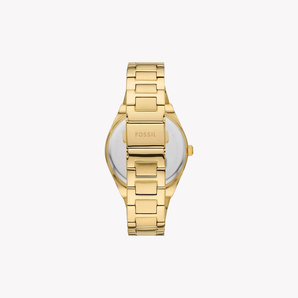 Scarlette Three-Hand Date Gold-Tone Stainless Steel Watch ES5299