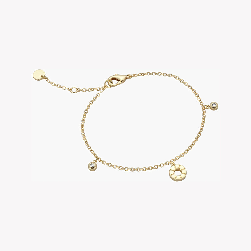 ESPRIT Women's Watch with Gold Stainless Steel Case and Gold Stainless Steel Band