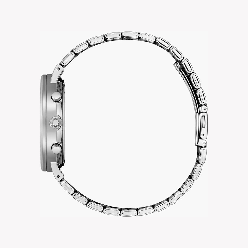 CITIZEN AN8220-52X: ELEVATED PERFORMANCE MEN'S CHRONOGRAPH WATCH - STUNNING SILVER & GREEN DESIGN