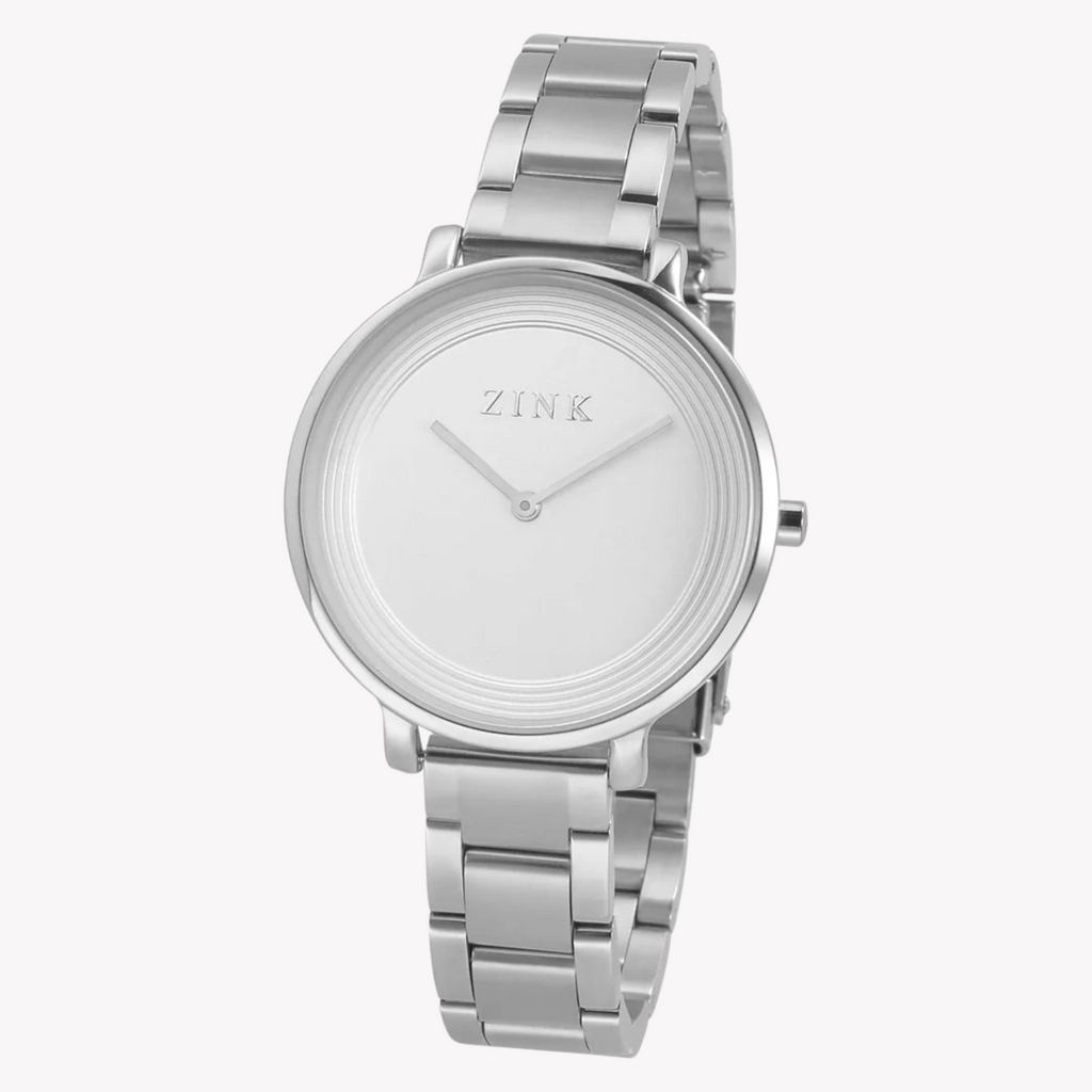 ZINK Women's Silver Stainless Steel Quartz Watch | ZK129L1SS-16
