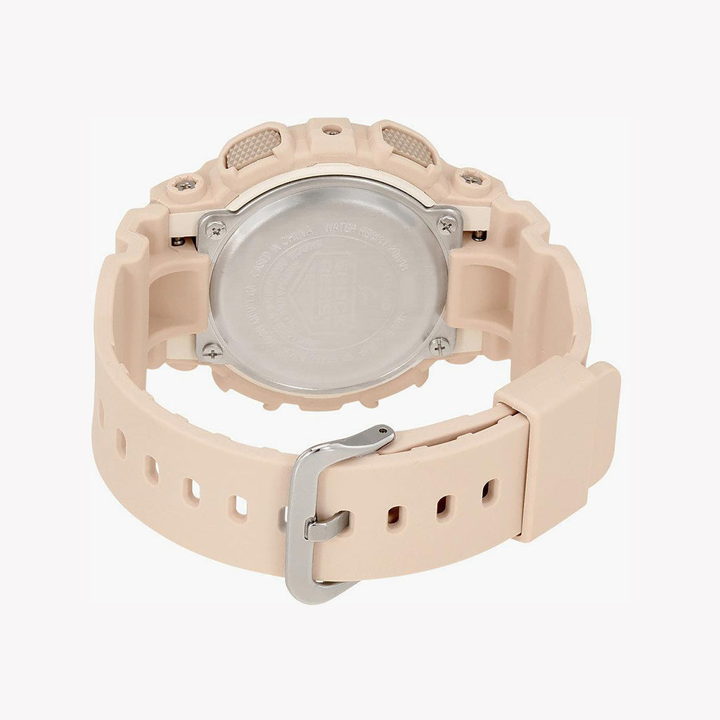 CASIO G-SHOCK GMA-S120MF-4ADR - SPORTY ELEGANCE UNISEX WATCH with chic beige resin band and digital dial