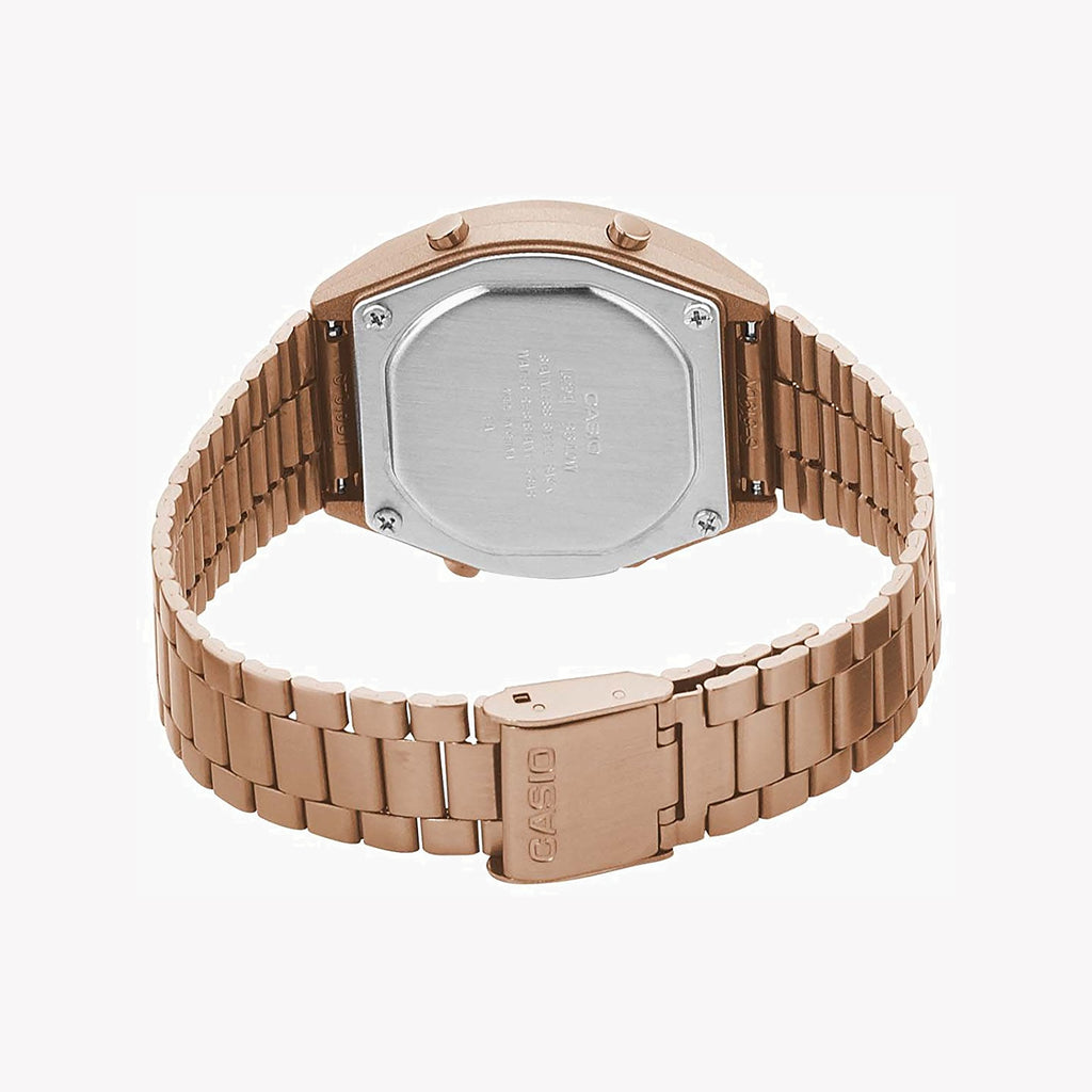 CASIO B640WC-5ADF ROSE GOLD STYLISH SPORTY ELEGANCE WOMEN'S WATCH - FUNCTIONAL & CHIC