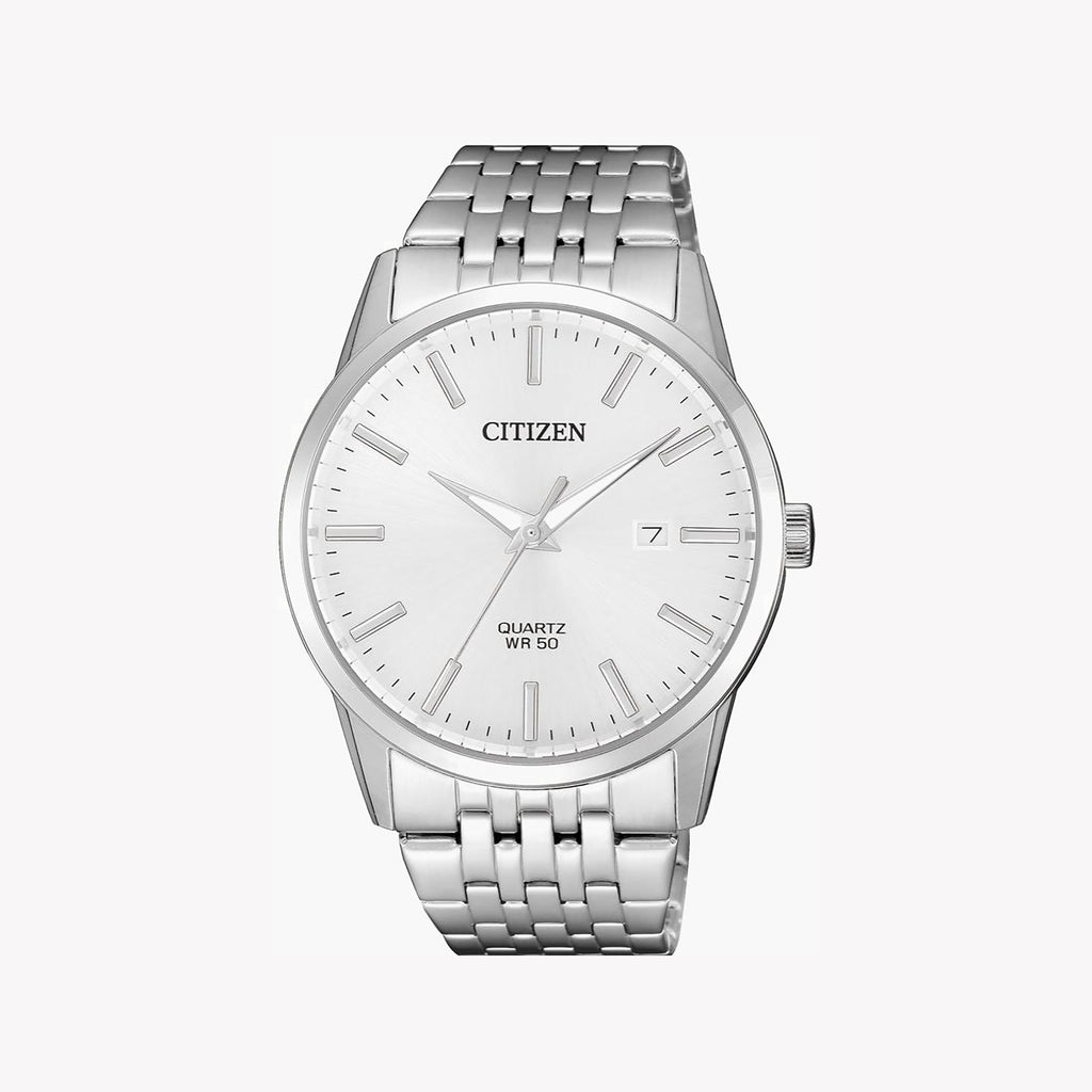 CITIZEN BI5000-87A - MODERN ELEGANCE MEN'S WATCH with Sleek Silver Design & Reliable Quartz Movement