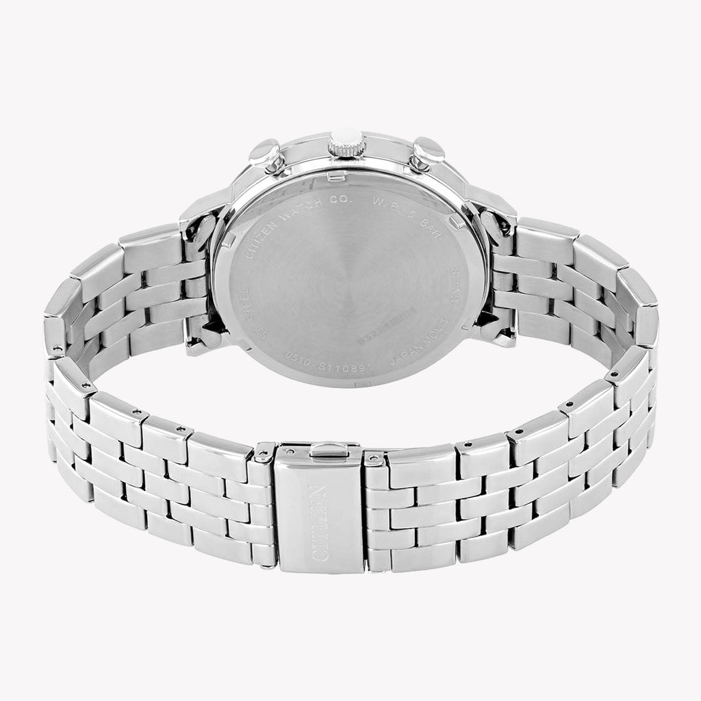 CITIZEN AN3610-71A - SILVER STUNNER: Men's Precision Chronograph Watch with Multi-Dial Functionality