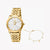 JUST CAVALLI Women's Watch with Silver & Gold Stainless Steel Case and Gold Stainless Steel Band