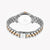 ESPRIT Women's Watch with Silver Stainless Steel Case and Silver & Rose Gold Stainless Steel Band