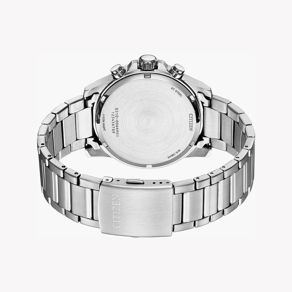 CITIZEN AN3690-56E MEN’S TIMEPIECE - STYLISH CHRONOGRAPH WITH STAINLESS STEEL ELEGANCE