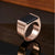 ZINK Men's Rose Gold & Black Stainless Steel Ring | ZJRG039RG