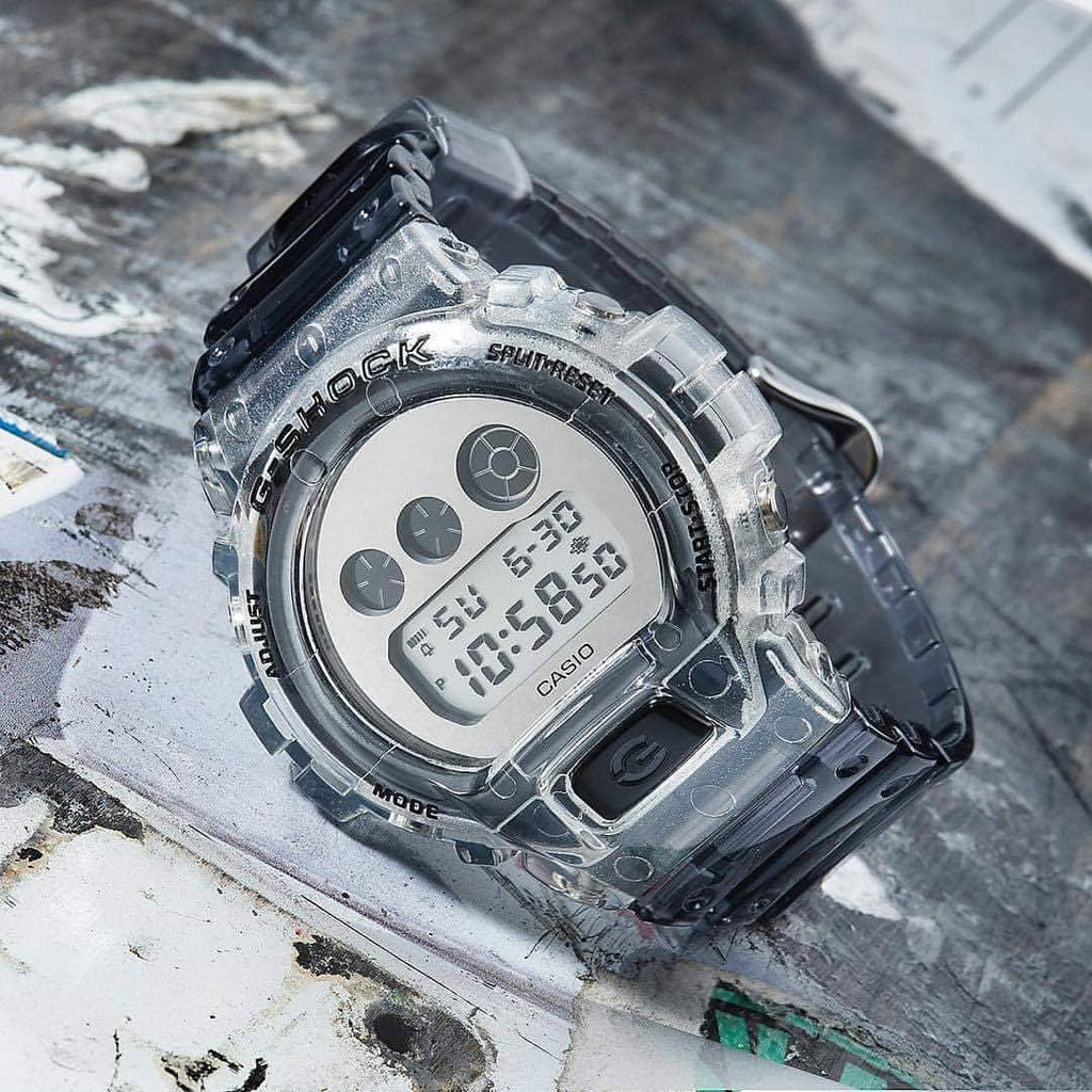 CASIO G-SHOCK DW-6900SK-1DR - STRIKING SILVER SPORTY TIMEPIECE for Men