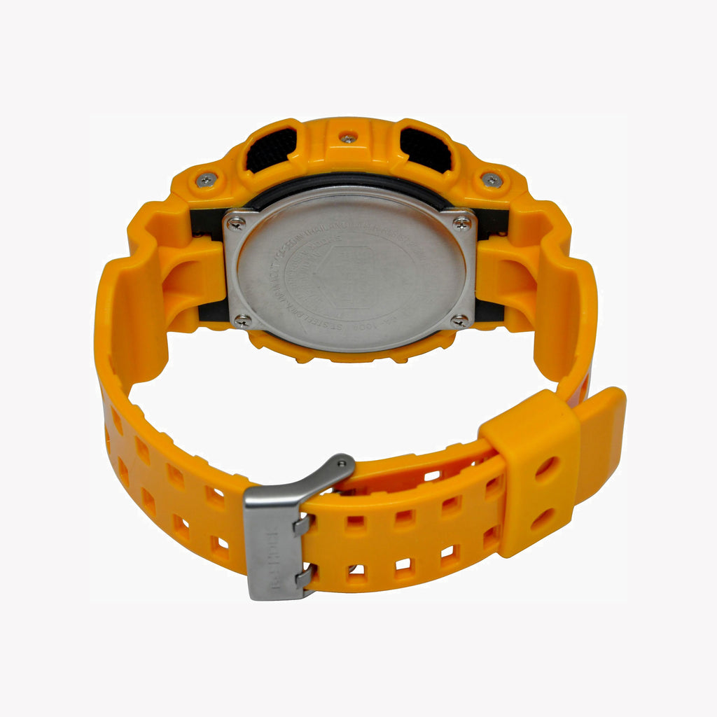 CASIO G-SHOCK GA-100A-9ADR ADVENTURE STYLE - MEN'S BOLD YELLOW RESIN WATCH