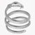 JUST CAVALLI Women's Watch with Silver Stainless Steel Case and Silver Stainless Steel Band