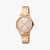 ESPRIT Women's Watch with Rose Gold Stainless Steel Case and Rose Gold Stainless Steel Band