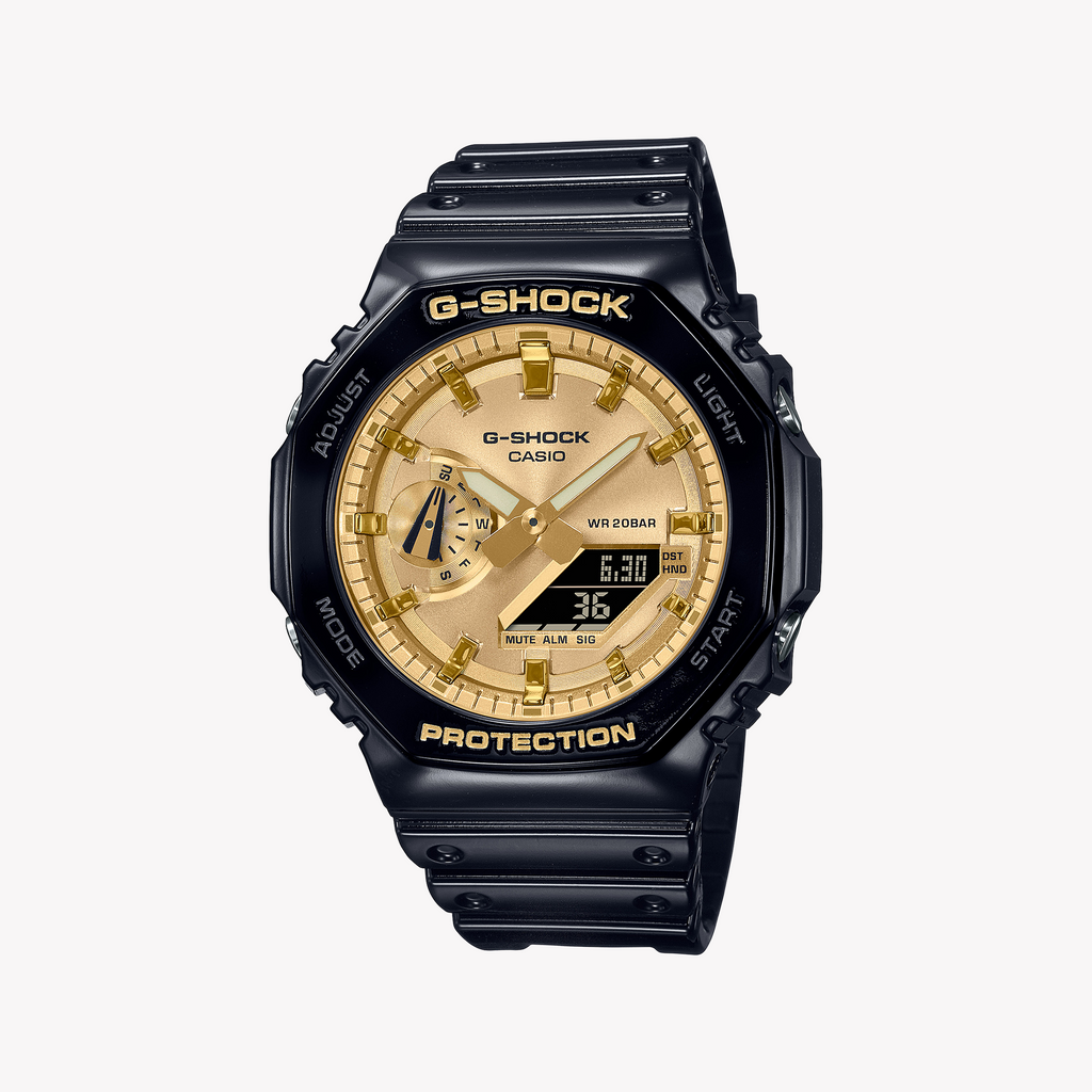 CASIO G-SHOCK GA-2100GB-1ADR OAK COMPACT - URBAN TOUGHNESS MEETS SPORTY STYLE Men's Watch